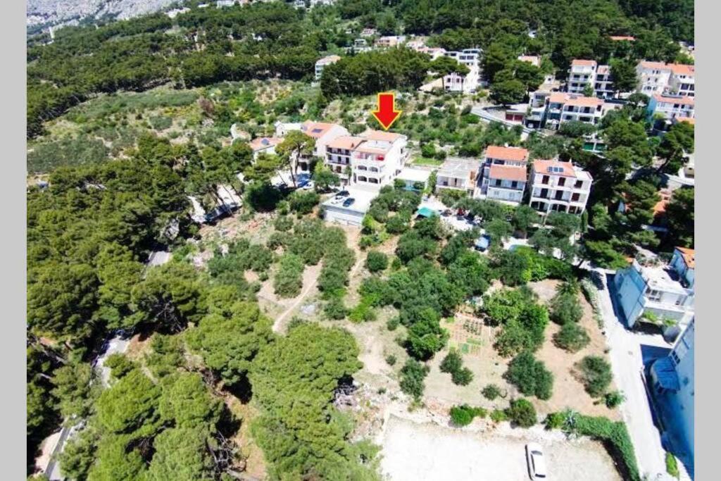 Studio Ground Floor With Terace Brela Exterior foto